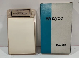 Vintage Advertising Metal Clipboard & Note Pad Rowan Auto Parts Salisbury NC NEW - Picture 1 of 7