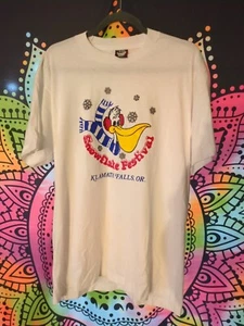VTG Pelican Snowflake Festival Klamath Falls Oregon Tshirt - Size XL - Picture 1 of 1