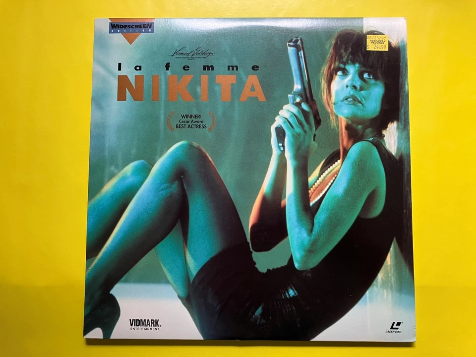 La Femme Nikita 1990 Widescreen Laserdisc Vidmark subtitled in English - Image 1 of 1