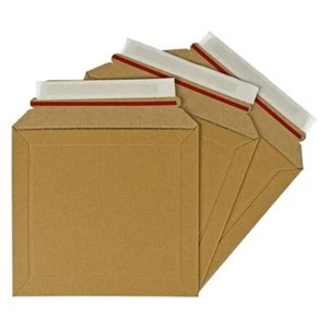 5 BUSTE RIGIDE IN CARTONE NUOVE E RESISTENTI FORMATO CD' LIL 180x180mm/ALTA QUALITA' - Foto 1 di 3