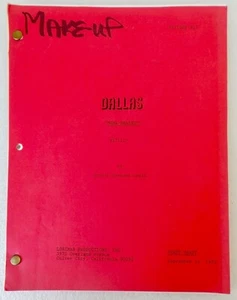 ORIGINAL 1982 'DALLAS' TV SCRIPT - 'MAMA DEAREST' - SEASON 6 EPISODE 13 - Bild 1 von 5