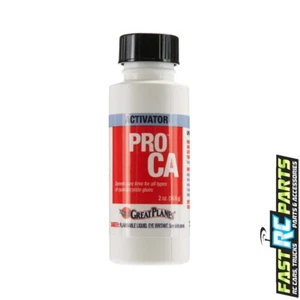 Great Planes RC Boats Pro Ca Foam Safe Activator with Pump 2 oz GPMR6035 - Picture 1 of 1