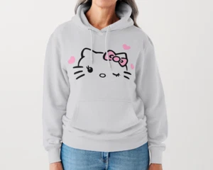 HELLO KITTY VALENTINES HOODIE - Picture 1 of 1
