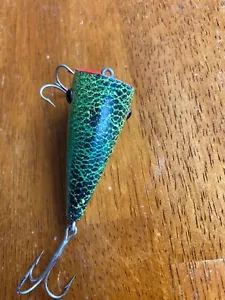 Señuelo de pesca popper vintage espalda crujiente - Imagen 1 de 7