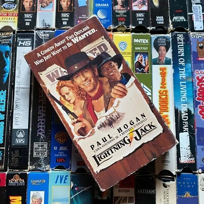 Lightning Jack VHS, 1996 Rated PG-13 Comedy 98mins Western Paul Hogan - Image 1 of 4
