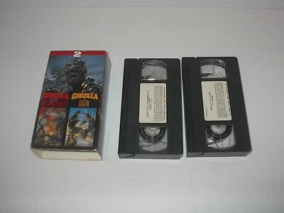 GODZILLA VS GIGAN GODZILLA VS MECHAGODZILLA DOUBLE FEATURE VHS TAPE 1992 - Image 1 of 3