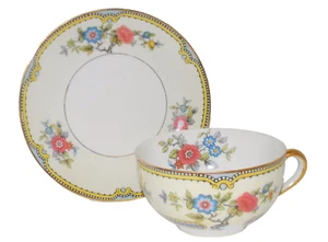 Noritake Mayflower 76582 Flache Kaffeetasse & Untertasse Set Menge 5 Japan - Bild 1 von 8