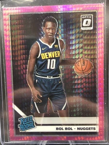 Bol Bol 2019-20 Optic Rated Rookie Pink Prizm SP Nuggets - Picture 1 of 2