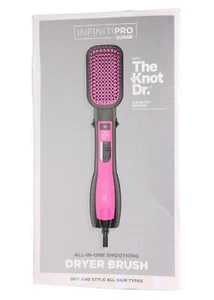 InfinitiPRO by Conair with The Knot Dr. All-In-One Smoothing Dryer Brush - Pink - Picture 1 of 4