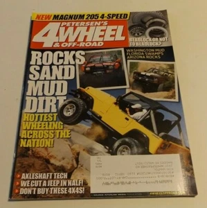 Petersen's 4Wheel & Off-Road October 2012 Magnum 205 4-Speed, Jeep, Rocks, Sand - Imagen 1 de 1
