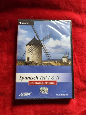 PC CD-Rom Spanisch Teil I & II Der Komplettkurs (neu) - Bild 1 von 2