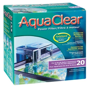 AquaClear Power Aquarienfilter für bis zu 18 - 76 Liter Aquarien -125 L/H - Bild 1 von 1