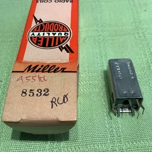 Miller 8532 Transistor Radio IF Transformer 455kHz (RCA 1461068-4)  - Picture 1 of 4