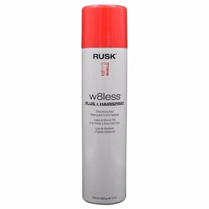 Rusk W8Less Plus Extra Strong Hold Shaping and Control Hairspray 10 oz - Picture 1 of 1