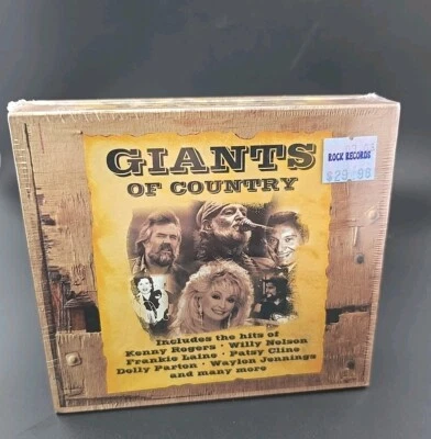 KENNY ROGERS WILLY NELSON FRANKIE LAINE - Giants Of Country - CD - Box Set - NEW - Image 1 of 3