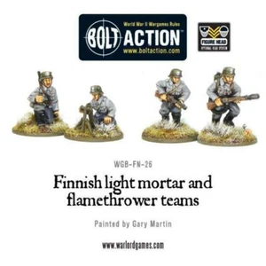 Bolt Action Finnish light mortar and flamethrower teams - - Picture 1 of 2