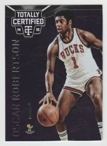 OSCAR ROBERTSON Bucks 2014-15 Totally Certified PURPLE Parallel #128 SP #48/49 - Picture 1 of 2