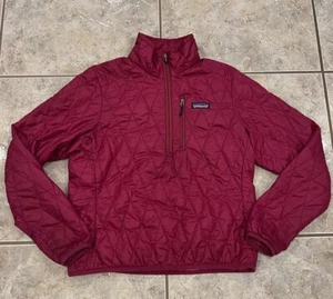 Women's Small Patagonia Nano Puff Diamond Quilt 1/2 Zip Pullover Jacket 84025 - Picture 1 of 15