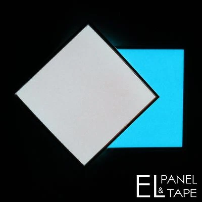 ELPANELANDTAPE 130mm x 130mm EL Panel - Electroluminescent Sheet- Glow Foil Paper