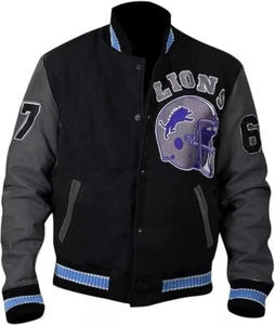 Venom Tom Hardy Eddie Brock Detroit Lion Cosplay Bomber Wool Varisty Jacket - Bild 1 von 4