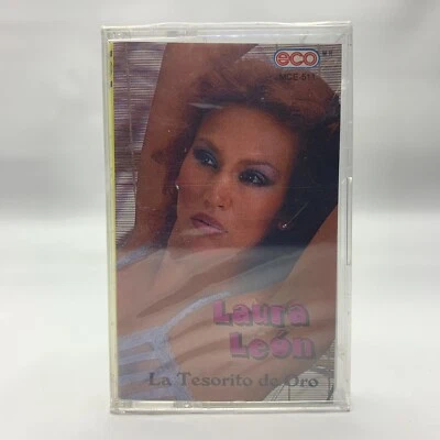 Laura Leon Cassette La Tesorito de Oro Cumbias Grupero Hecho en Mexico Rare New - Image 1 of 3