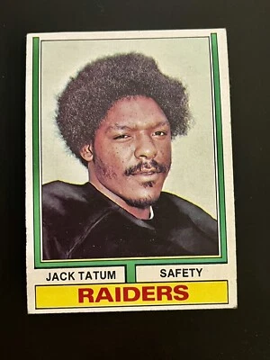 1974 topps jack tatum  - Image 1 of 2