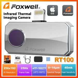FOXWELL RT100 For iOS Lightning 256x192 IR Resolution Thermal Imaging Camera UK - Picture 1 of 13