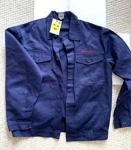 New cotton jacket,M, Hipster, Blue, Working Jacket,Made In Italy. YEAH RIGHT NYC - Picture 1 of 19