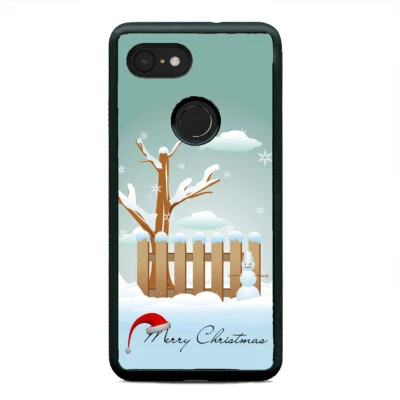 Merry Christmas Santa Claus Snow Winter Case Cover For Google Pixel 3 3XL 2XL - Image 1 of 4
