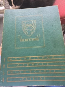 1956 Archbishop Carroll High School Yearbook "Patriot" Washington zDC - Picture 1 of 1