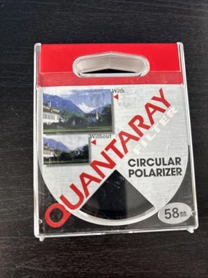 QUANTARAY FILTER, CIRCULAR POLARIZER 58mm (241667450) PREOWNED - NEVER USED, NEW - Image 1 of 3