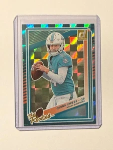 Quinn Ewers Dolphins Rookie 2025 Donruss The Rookies Color Match #6 - Foto 1 di 2