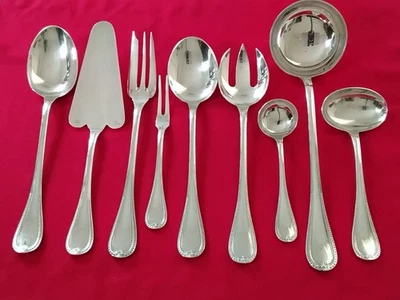 CHRISTOFLE MALMAISON 9 TEILIGES  VORLEGE BESTECK - Bild 1 von 2