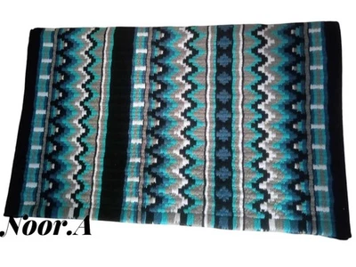 Western Saddle Pad Western Saddle Blankets Horse Pad Ranch Pad New Zealand /Wool - Image 1 of 4
