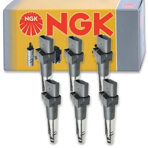 6 pc NGK Ignition Coils for 2009-2016 Volkswagen CC 3.6L V6 Spark Plug Wire ce - Picture 1 of 5