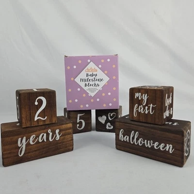 Bloques de hitos del bebé - Mensual - Edad - Hitos - Eventos - IOB completo Foto 1 de 4