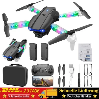 Drohne Mini Faltbare FPV Kameradrohne 1080P Kamera RC Quadrocopter LED Geschenk - Bild 1 von 4