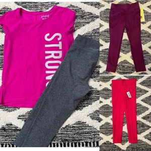 Jumping beans, old navy, target active wear bundle lot girls size 5/xsmall - Picture 1 of 4