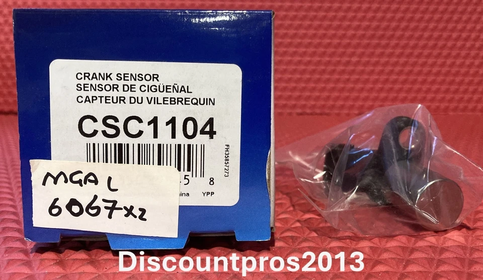 Sensor de posición del cigüeñal del motor Carquest CSC1104 Subaru Scion Saab 1993-2021 Foto 1 de 1