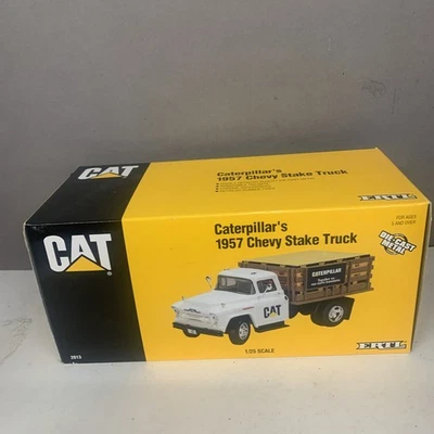 1996 Ertl 1:25 Scale Diecast Caterpillar's 1957 Chevy Stake Truck CAT (T1644) - Image 1 of 3