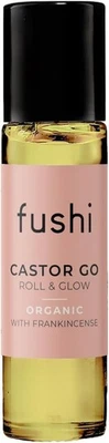 FUSHI WELLBEING LTD Fushi Organic Castor Oil 10Ml Roll & Glow 100% Pure Cold & Fresh-Pressed for Dry