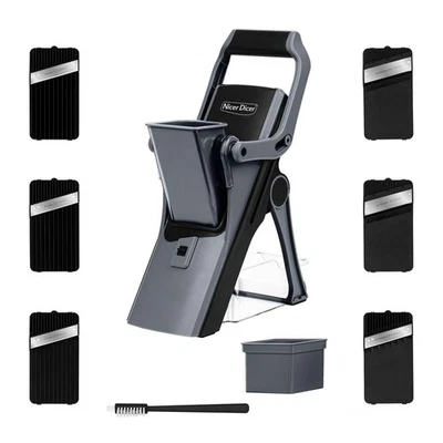 Genius Nicer Dicer Mando Gemüseschneider 12-tlg., Gemüsehobel manuell - Bild 1 von 4