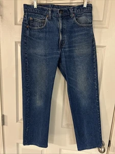 Vintage USA Made LEVI's 505 0216 Jeans 34x31 (34x26) Medium Blue - Bild 1 von 7