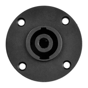 Sturdy 4 Pin Speak Connector Female Socket Panel Mount Speaker Cable Black - Picture 1 of 12