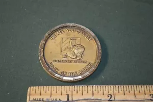 Rock Of The Marines Support Coin - Foto 1 di 4