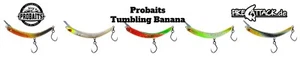 Probaits Tumbling Banana rattling 56,6 mm / 3,2 g. / Forelle - Bild 1 von 11