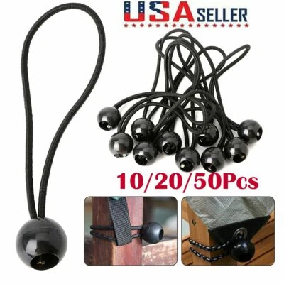 Lote a Granel 6" Bola Bungee Bungie Cordão Lona Amarrar Alça Apertada Dossel Elástico - Imagem 1 de 4