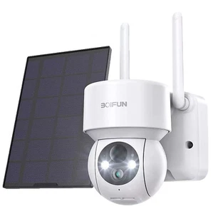 2K3MP Cámara de Vigilancia Exterior Batería Inalámbrica WiFi Cámara IP con 10400mah Solar - Imagen 1 de 8