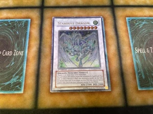 Stardust Dragon TDGS-EN040 Ultimate Rare 1st Edition Yugioh HP - Picture 1 of 4