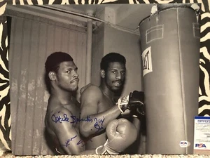 LEON and MIKE SPINKS Signed Autograph Auto 11x14 Picture Photo PSA/DNA MICHAEL - Picture 1 of 3